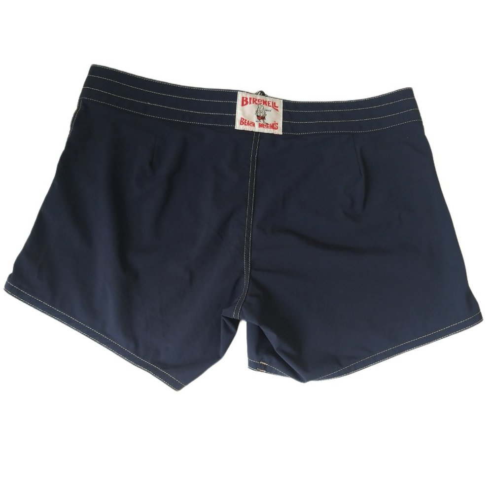 Vintage Birdwell Beach Britches Size 14 Blue Trunks Board Surf Shorts Autenthic